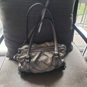 Burberry handbag or crossbody silver color